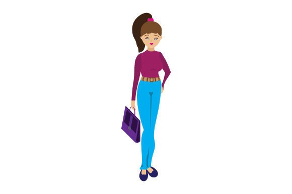 Back to School - High School Girl Crafts