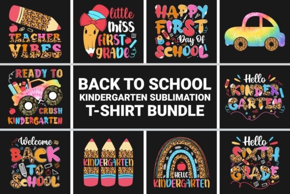 Back to School Kindergarten SVG Bundle