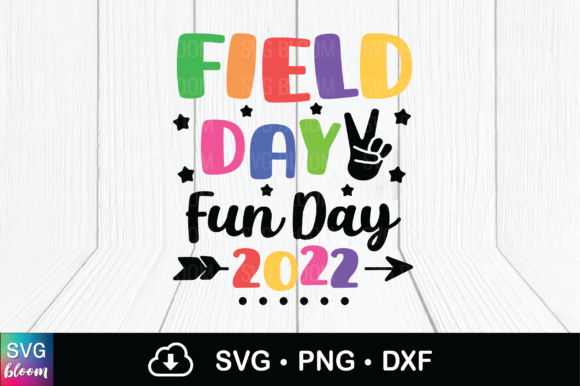 Field Day Fun Day 2022 Kids and Teacher: Graphics for Local Branding