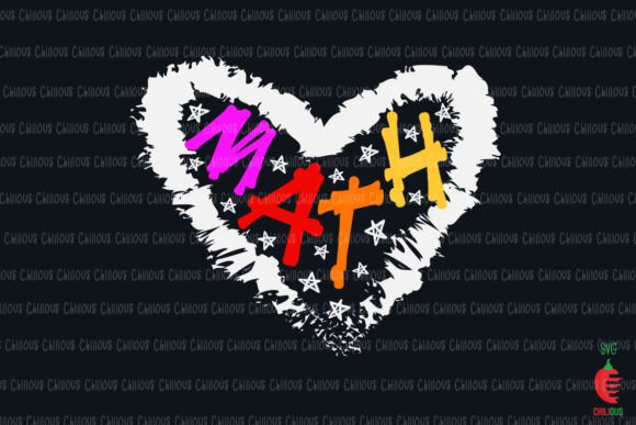 Math Heart Math Teacher Heart Graphics and Crafts