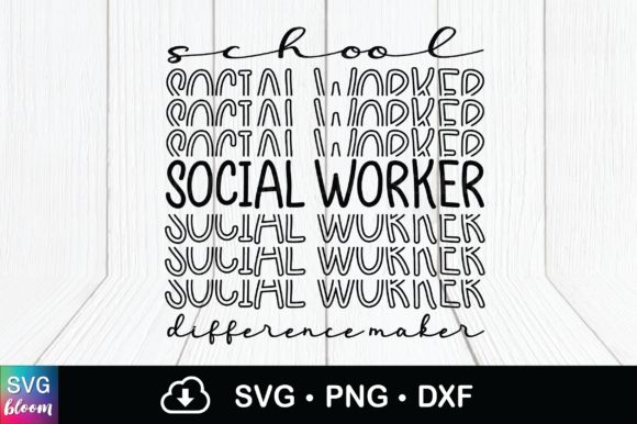 School Social Worker Svg, Teacher Svg Graphics