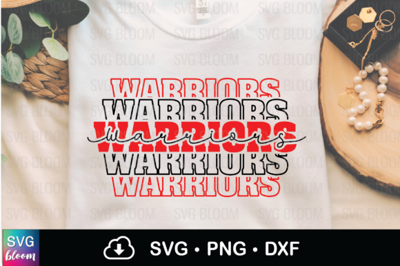 Warriors Team School Spirit Svg, Png